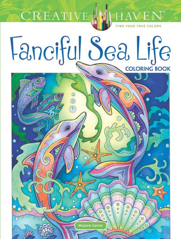 Creative Haven Fanciful Sea Life Coloring Book: Relaxing Illustrations for Adult Colorists